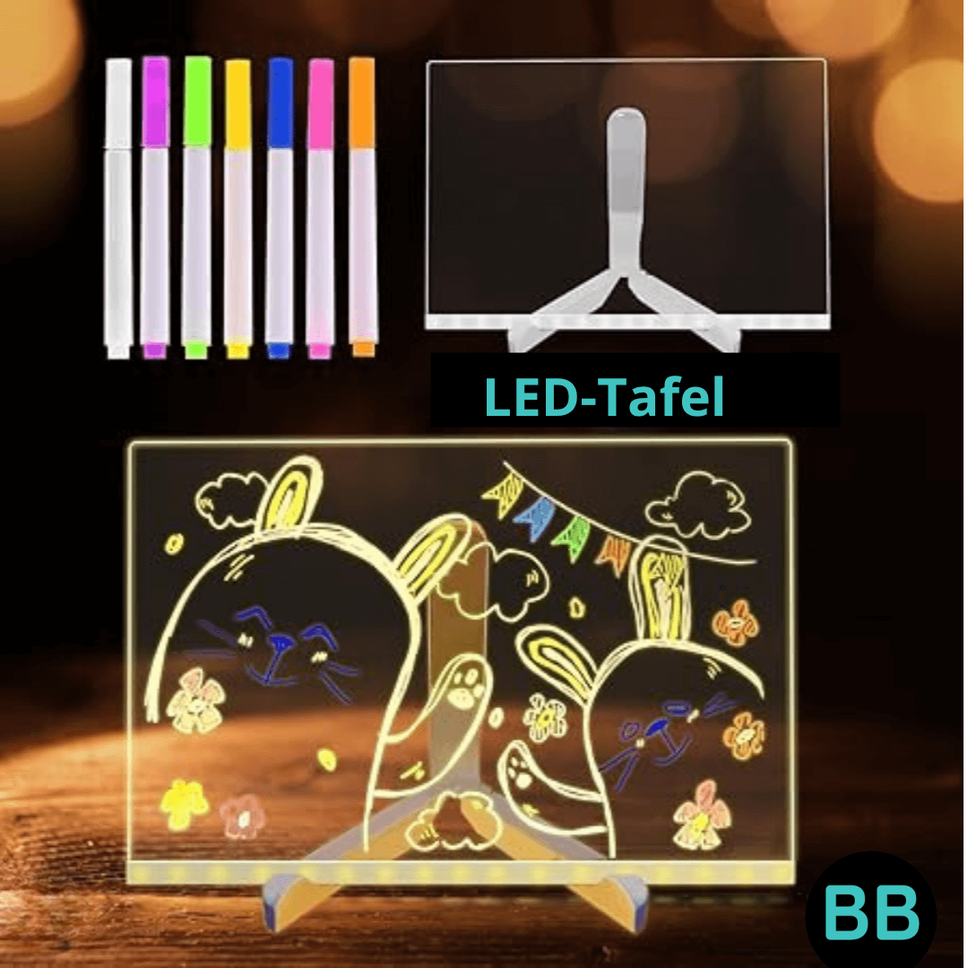 Acryl-LED-Tafel